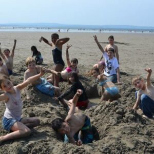 Colonie de vacances en bord de mer