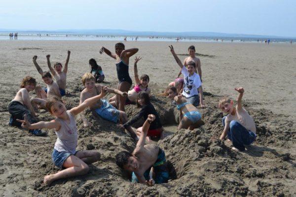 Colonie de vacances en bord de mer