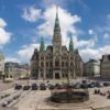 Vue de la place de Liberec