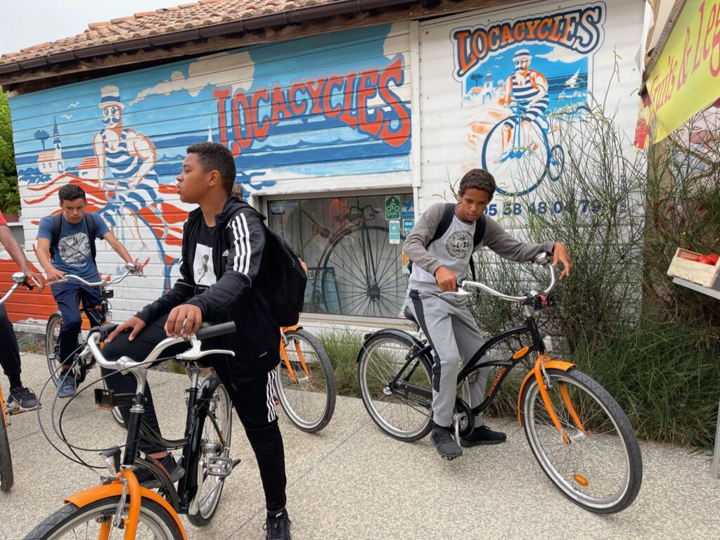 Balade à vélo le long de la côte atlantique